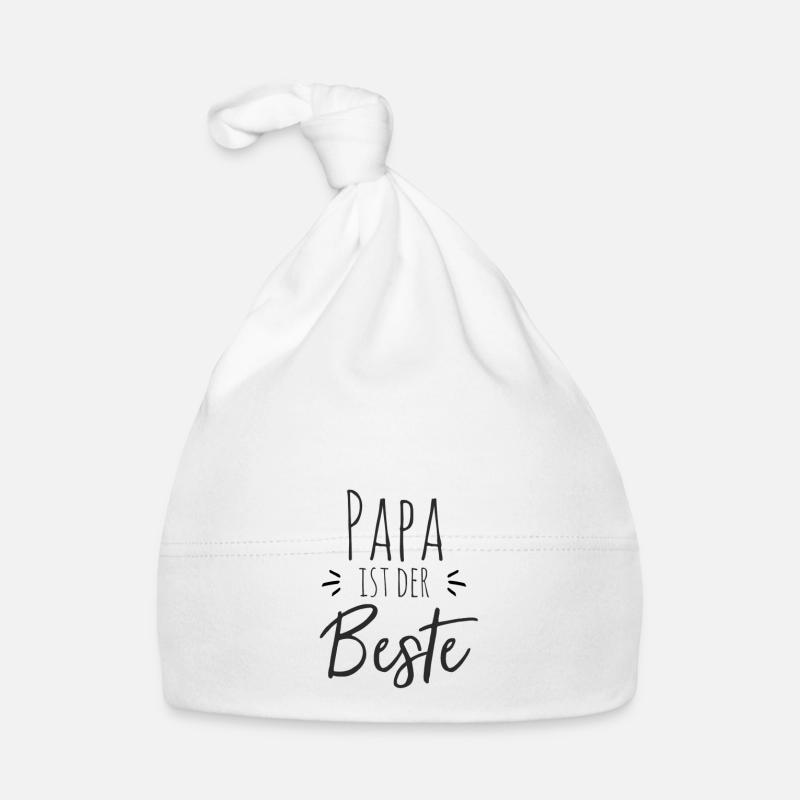 dad is the best Organic Baby Cap