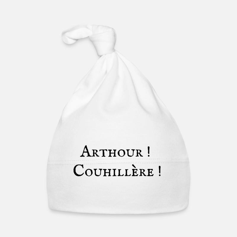 Arthour Couhillère - Bonnet bio Bébé - blanc