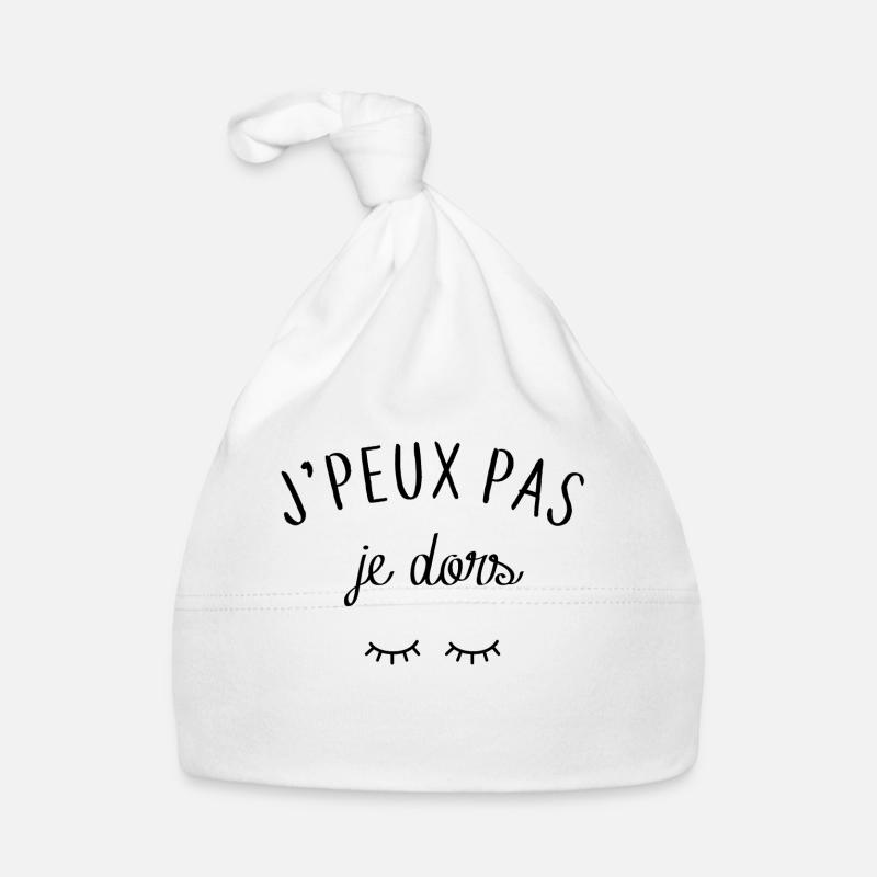 J'peux pas je dors Bonnet bio Bébé