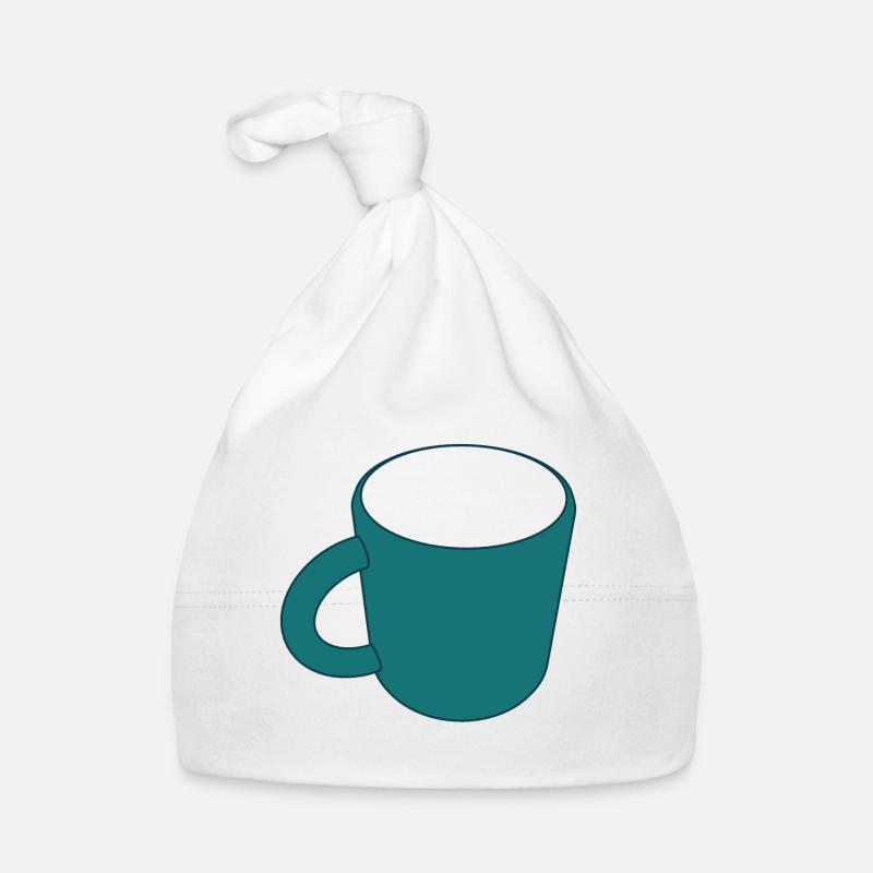 Leere Kaffeetasse Baby Bio-Mütze