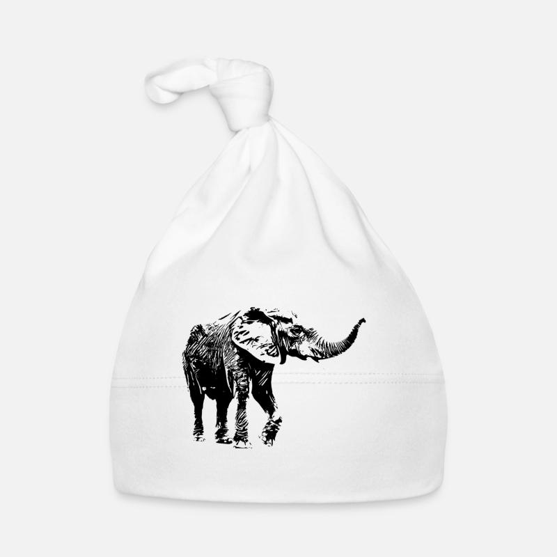 Éléphant Bonnet bio Bébé