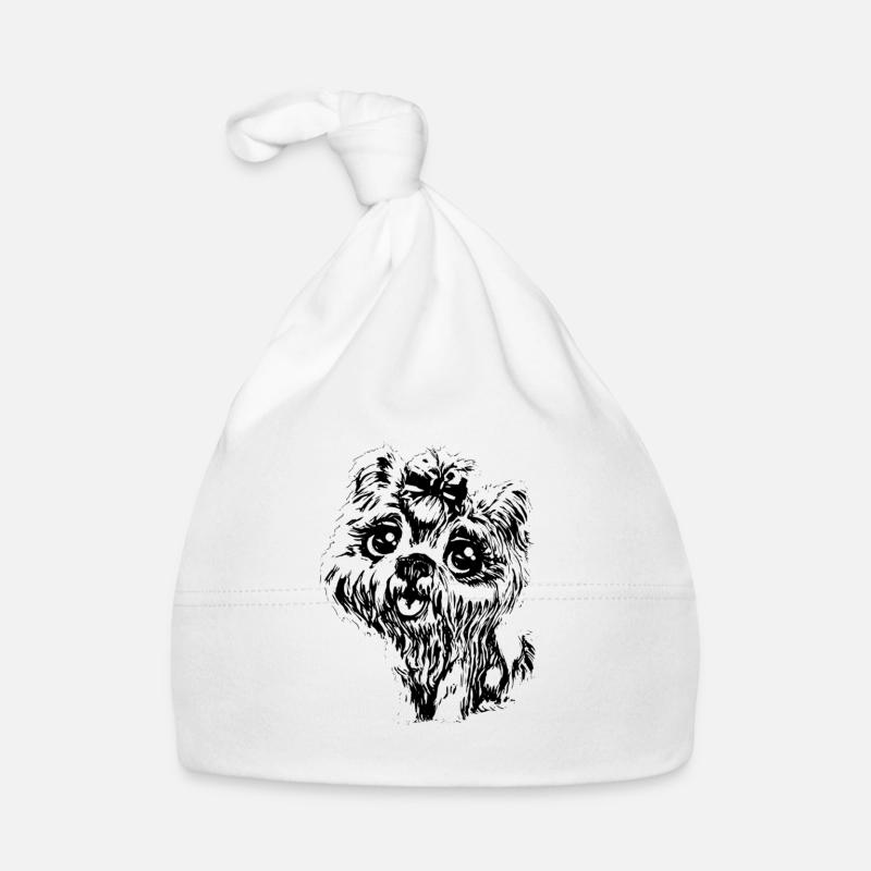 Yorkshire Terrier Baby Bio-Mütze