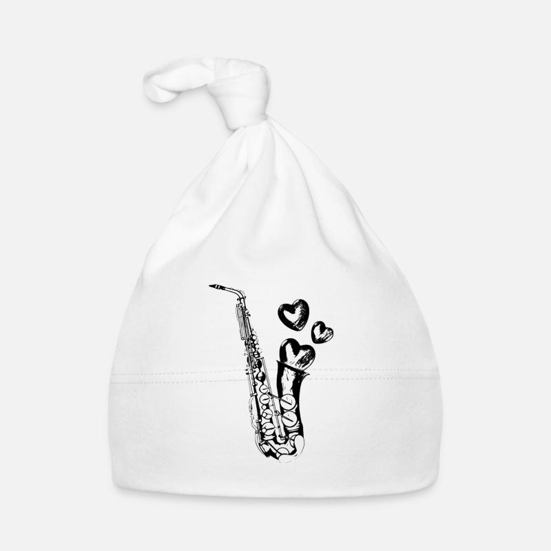 saxophone Organic Baby Cap