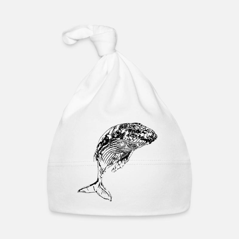 Wal - Baby Bio-Mütze - Weiß