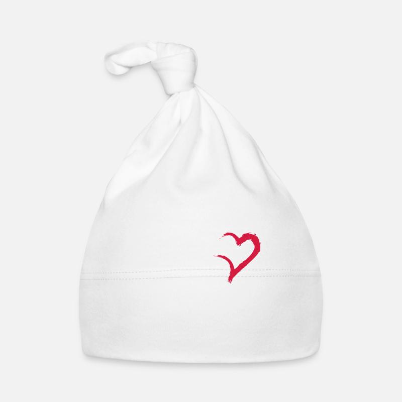 Seni Seviyorum Türkisch Geschenkidee - Baby Bio-Mütze - Weiß