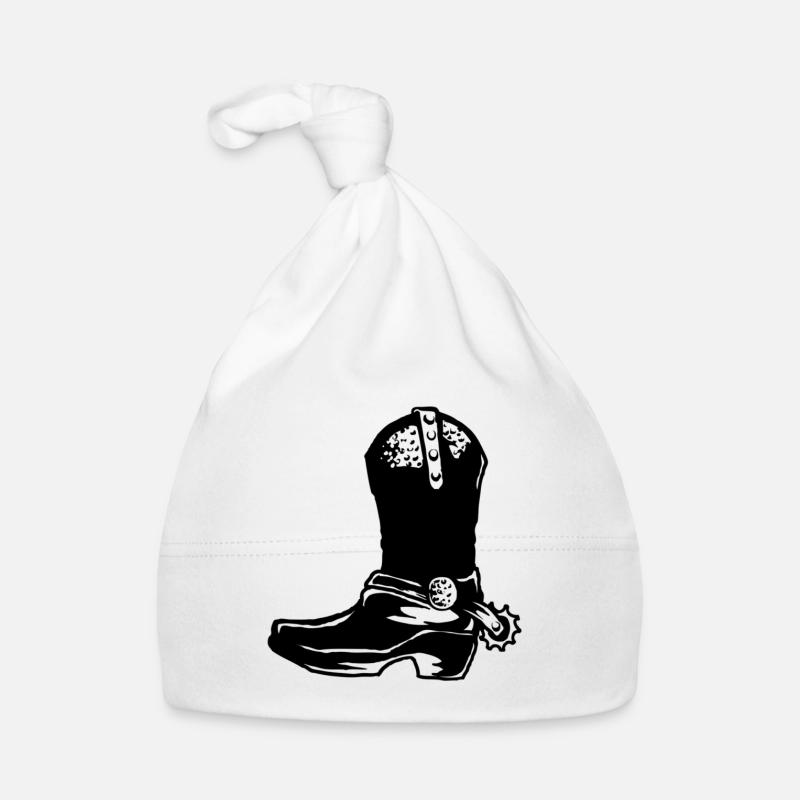 Cowboy boots Organic Baby Cap