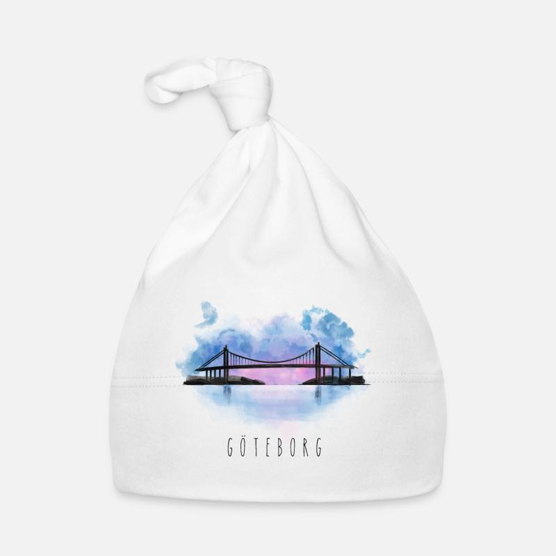 Älvsborgsbron Göteborg Baby Bio-Mütze