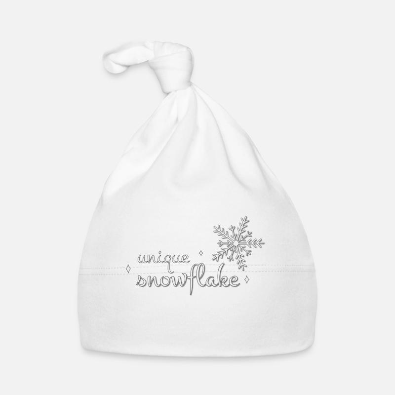 unique snowflake Bonnet bio Bébé