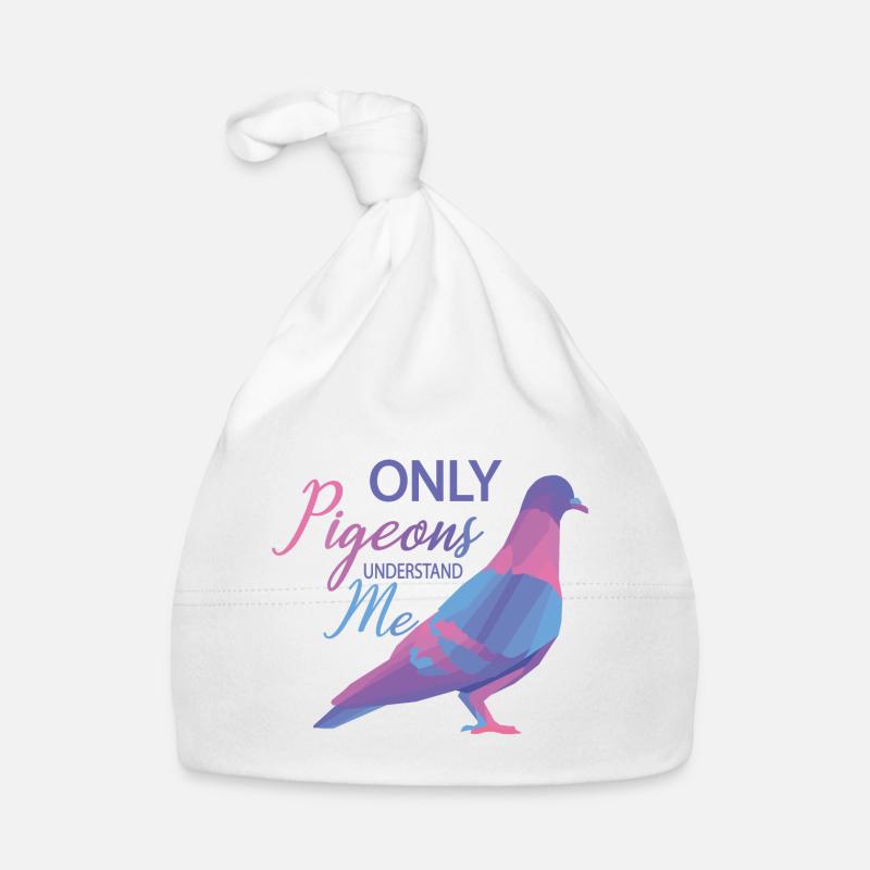 Taube Baby Bio-Mütze