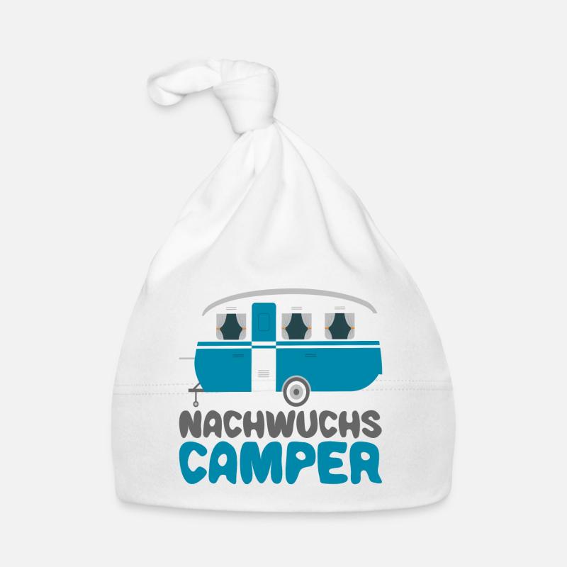 Nachwuchs Camper Camping Baby Jungen Kinder Baby Bio-Mütze