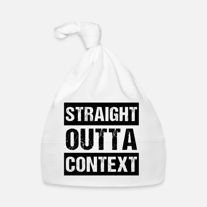 Straight Outta Context Baby Bio-Mütze