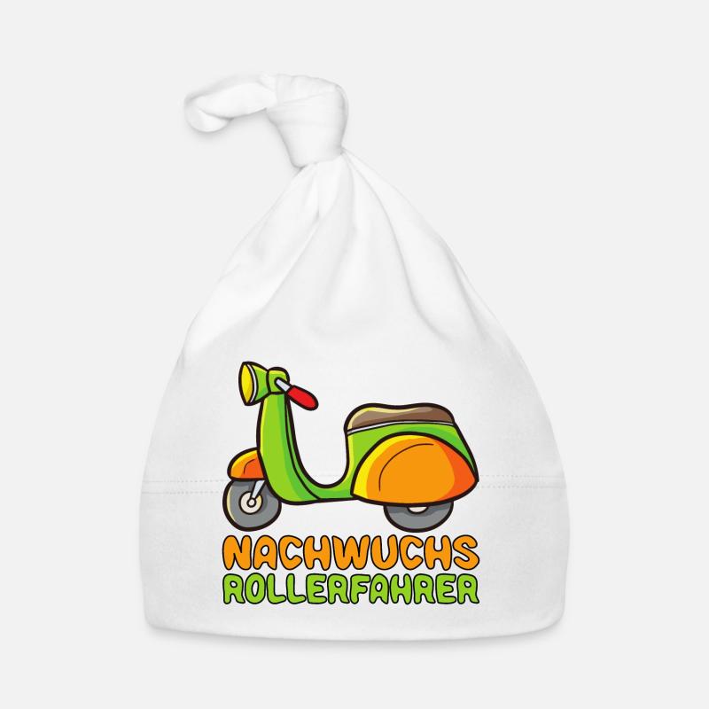 Rollerfahrer Motorrolller Roller fahren Baby Junge Baby Bio-Mütze