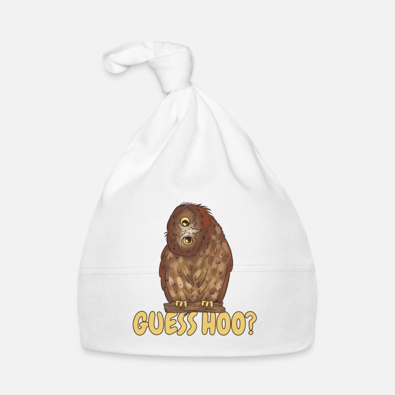 Hibou Devinez Hoo Bonnet bio Bébé