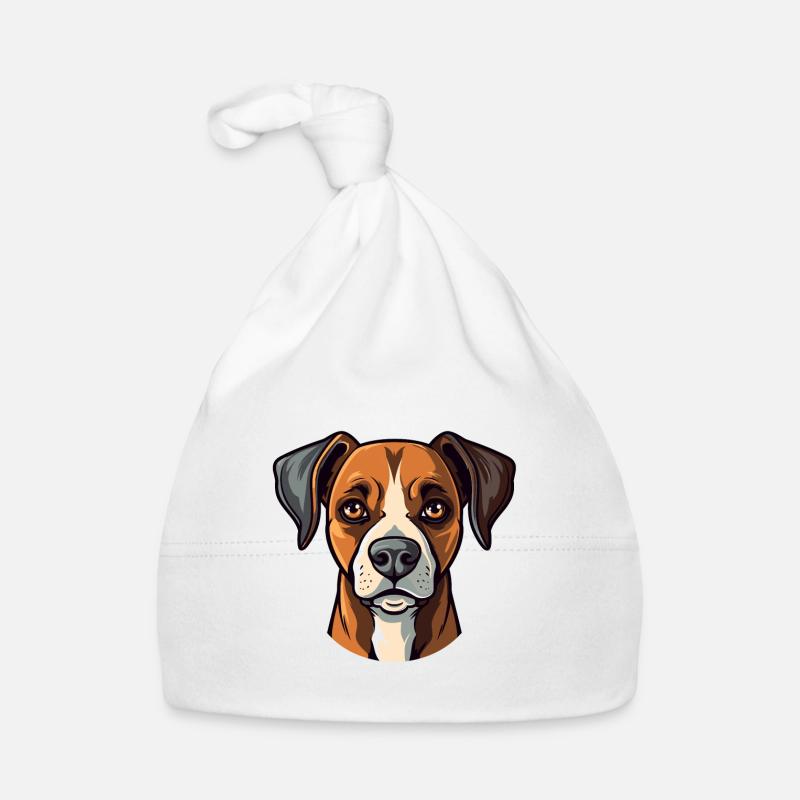 Conception de chien mignon pour les propriétaires de chiens Bonnet bio Bébé