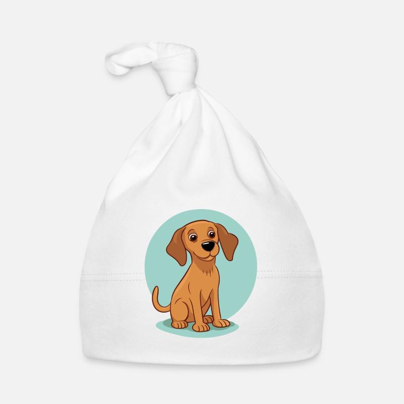 Conception de chien mignon pour les propriétaires de chiens Bonnet bio Bébé