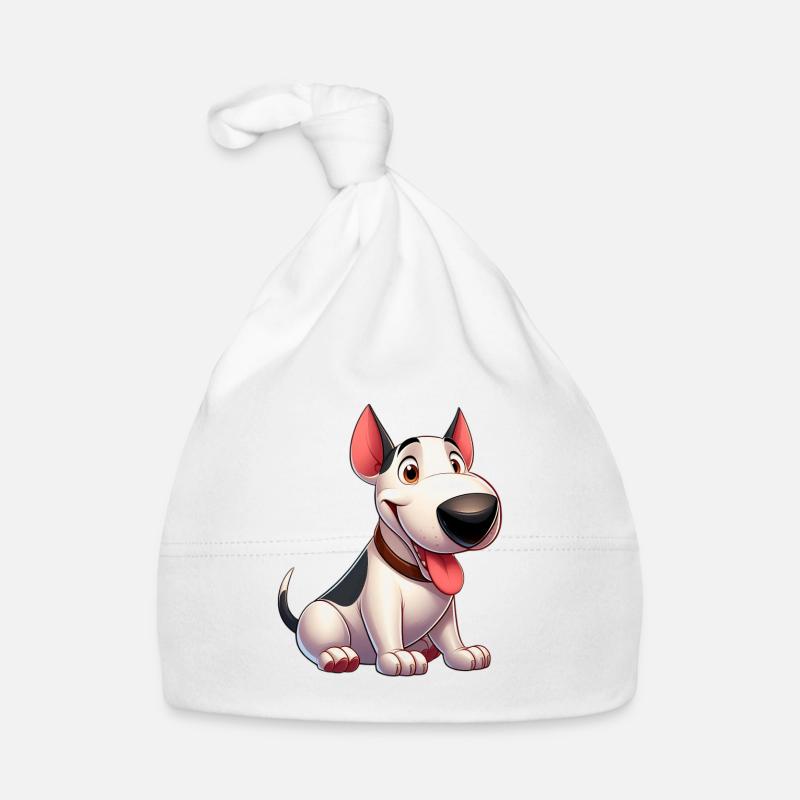 bull terrier Organic Baby Cap