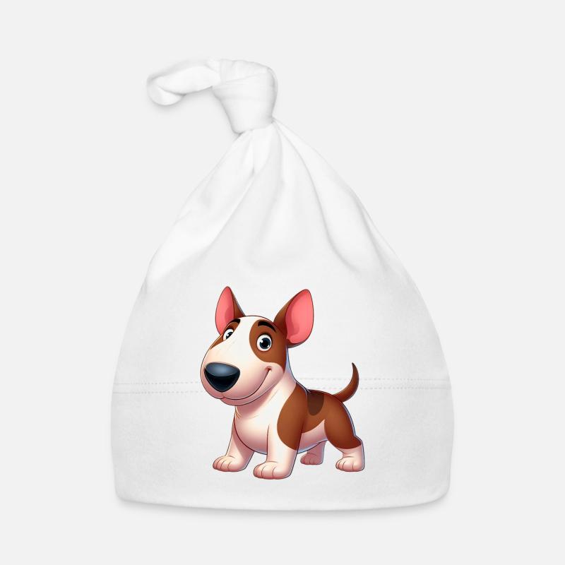 bull terrier Organic Baby Cap