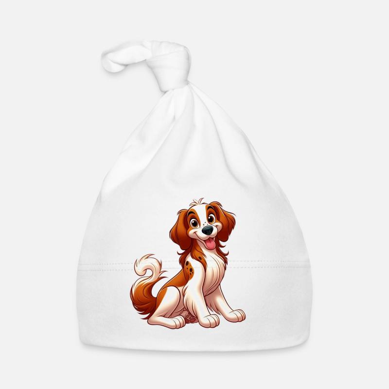 Brittany Spaniel 13 Organic Baby Cap