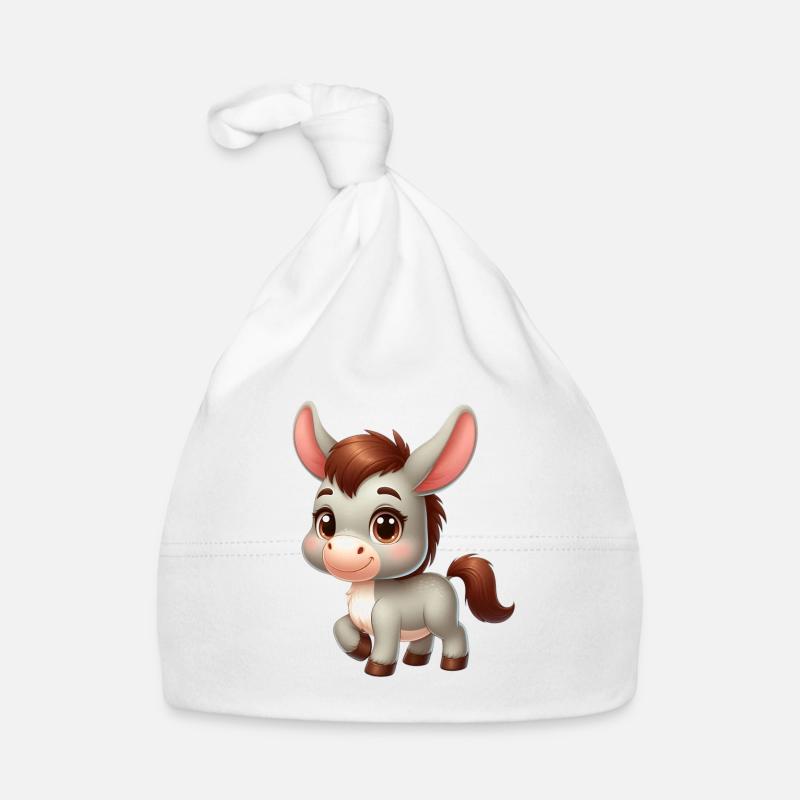 donkey 1 Organic Baby Cap
