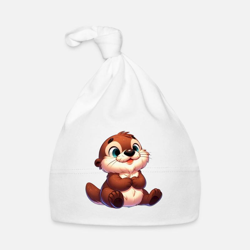 otter 15 Organic Baby Cap