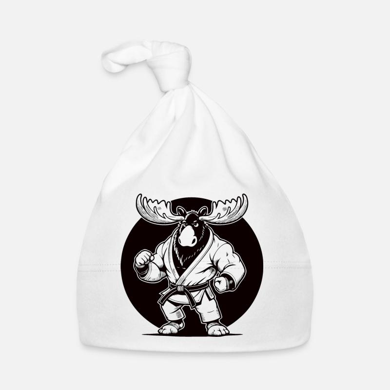 Karate Moose – Design for Scandinavian Karatekas Organic Baby Cap