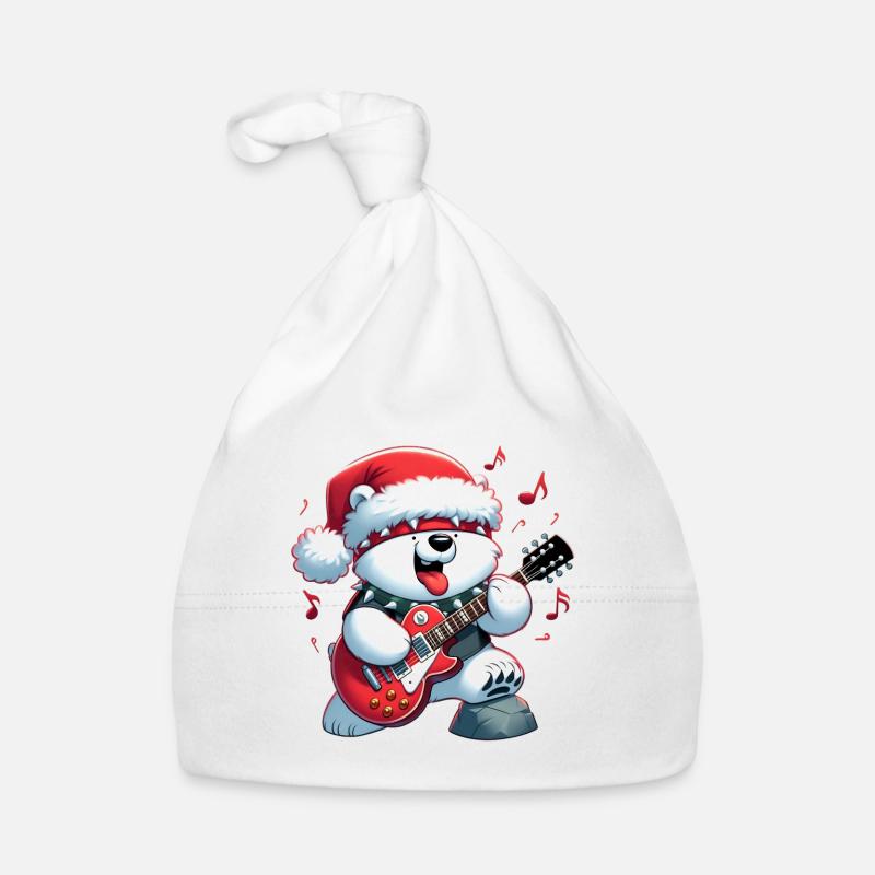 polar bear 7 Bonnet bio Bébé