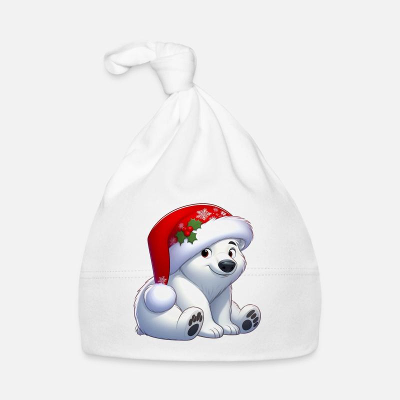 polar bear 12 Bonnet bio Bébé