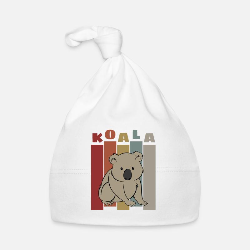 Koala Rétro Bonnet bio Bébé