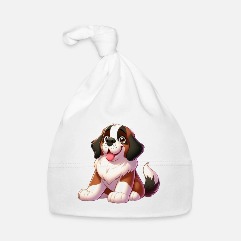 Sankt Bernhard 6 Baby Bio-Mütze