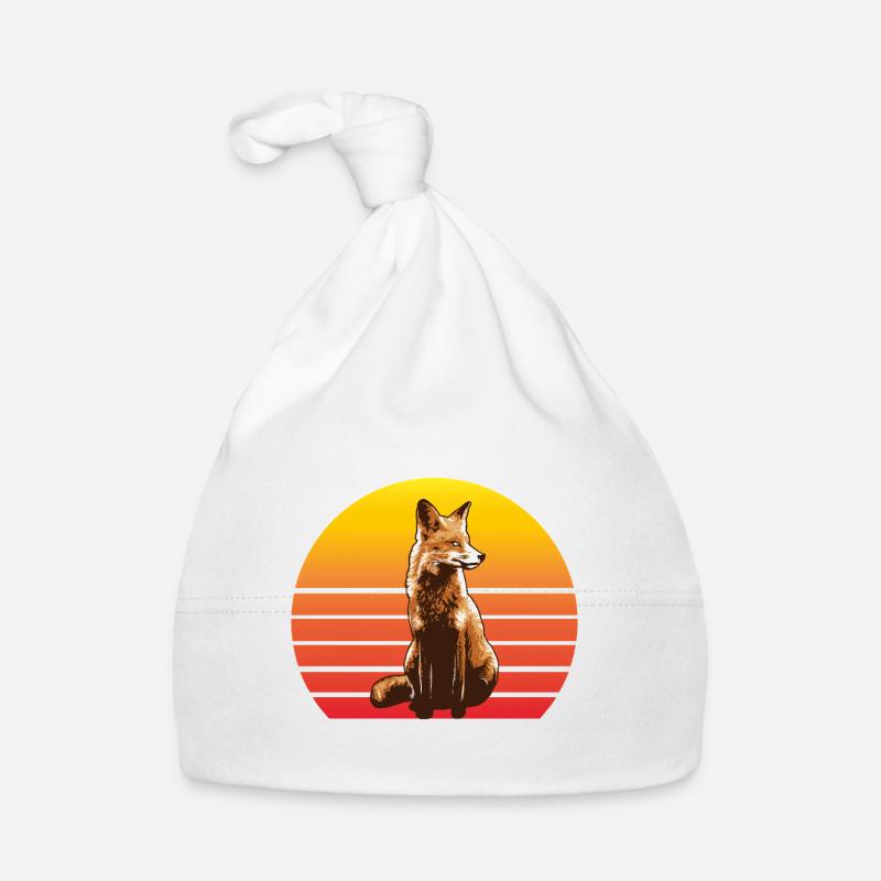 Fuchs Retro Baby Bio-Mütze
