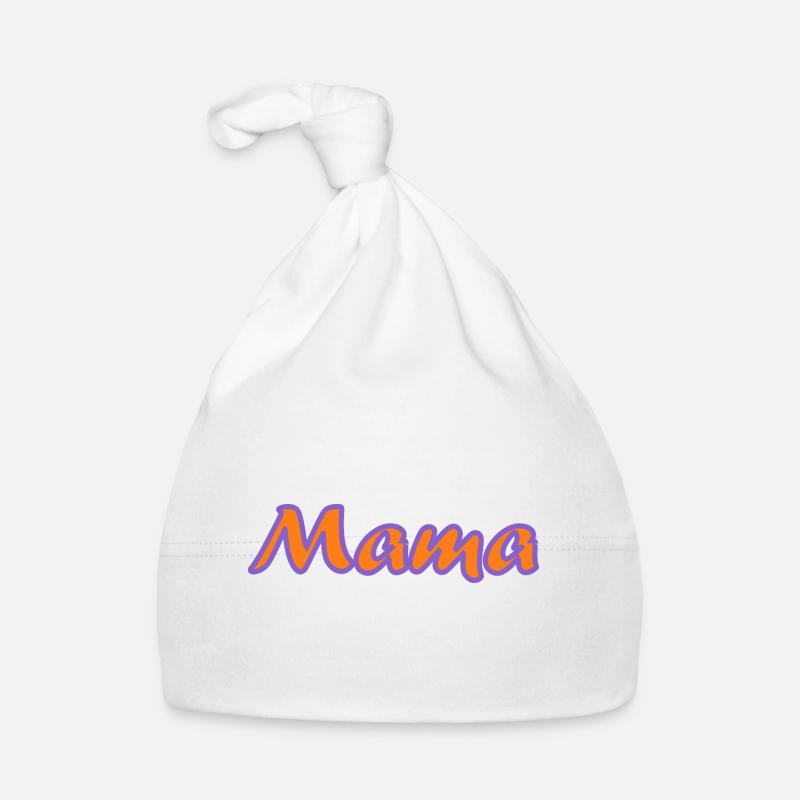 MUTTERTAG. SCHÖNEN MUTTERTAG. MAMA. MAMMA Baby Bio-Mütze