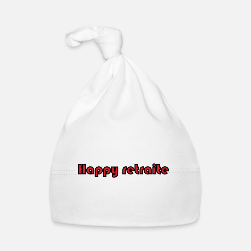 RETRAITE. RETRAITE. RETRAITEE. SENIOR. MAMIE. PAPY Bonnet bio Bébé