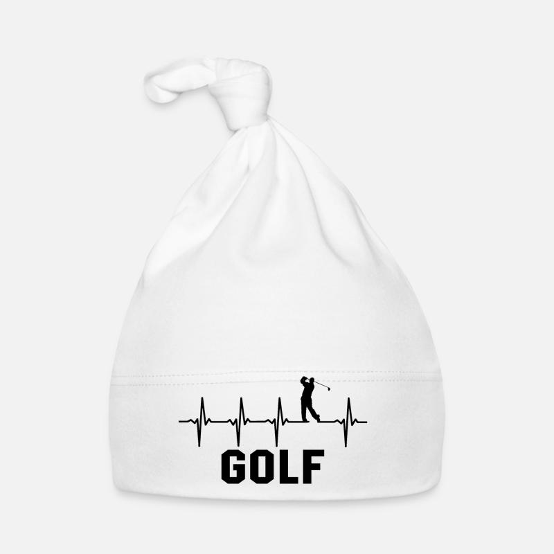 Golfing Golfers Organic Baby Cap