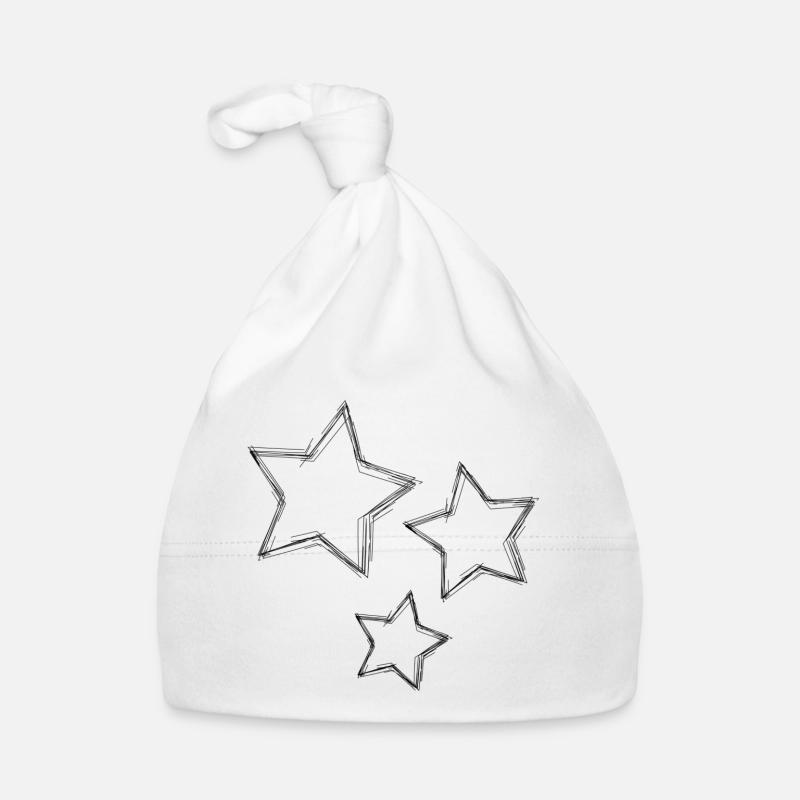 ETOILE. STAR. ETOILES. FÊTE. ANNIVERSAIRE. NOËL Bonnet bio Bébé