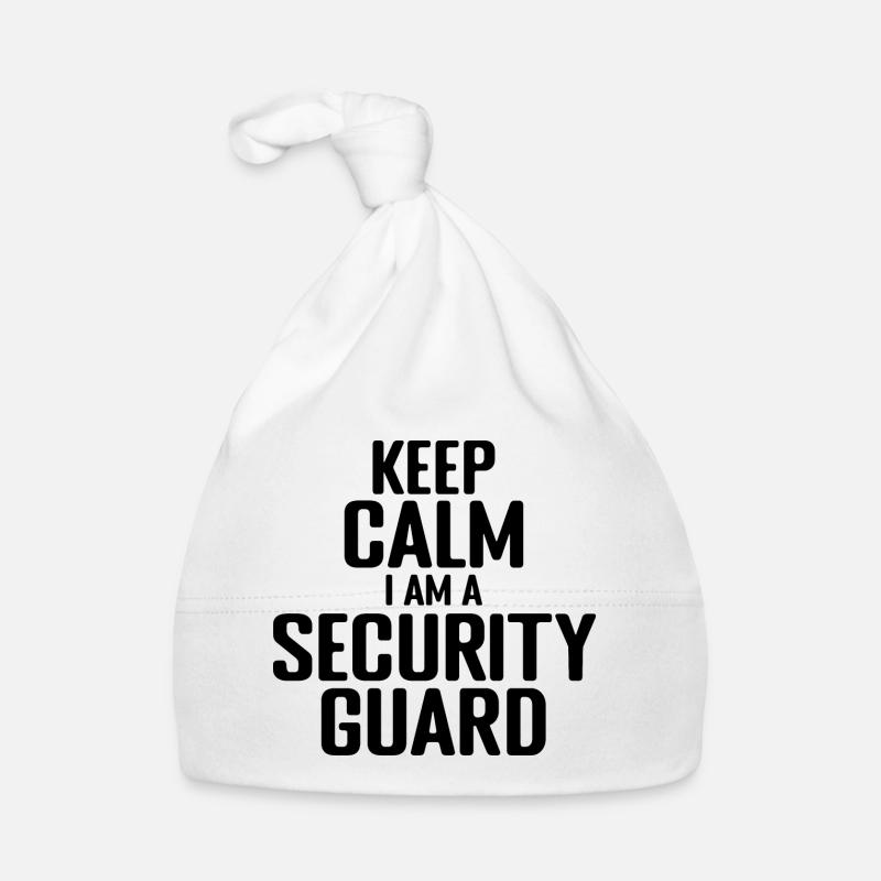 Agent De Sécurité - Je Suis Agent De Sécurité Bonnet bio Bébé