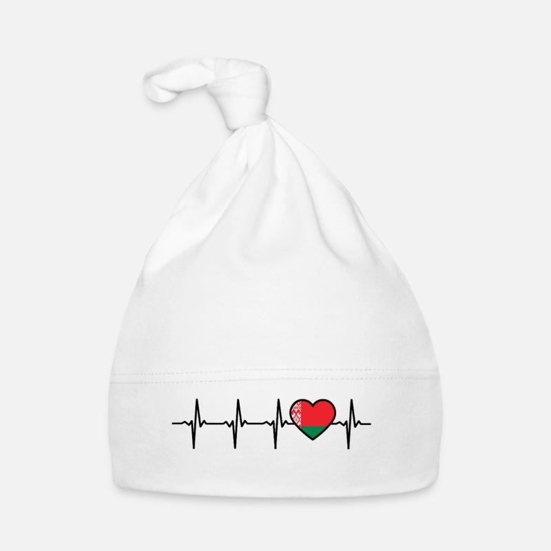 Biélorussie Battement de cœur Biélorussie Bonnet bio Bébé
