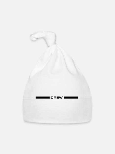 Conception de l’équipage - Bonnet bio Bébé - blanc - Devant