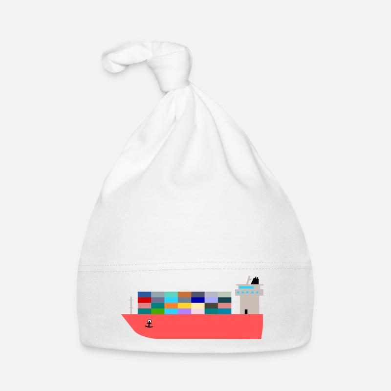Containerschiff Baby Bio-Mütze