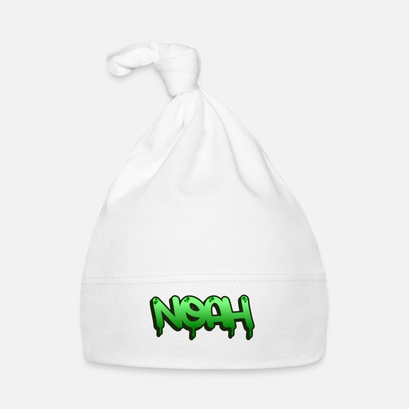Graffiti Name Noah Organic Baby Cap