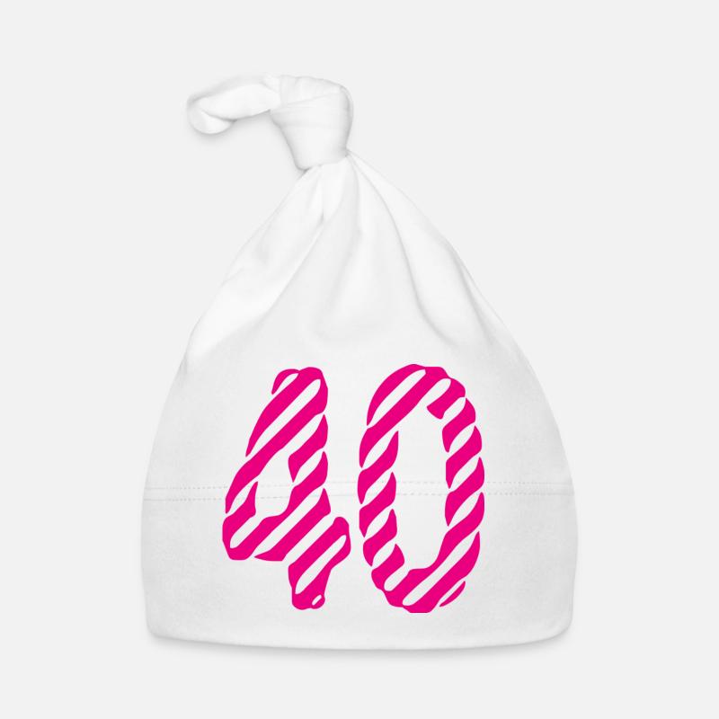 40. 40 YEARS. 40th ANNIVERSARY. 40TH ANNIVERSARY. Organic Baby Cap