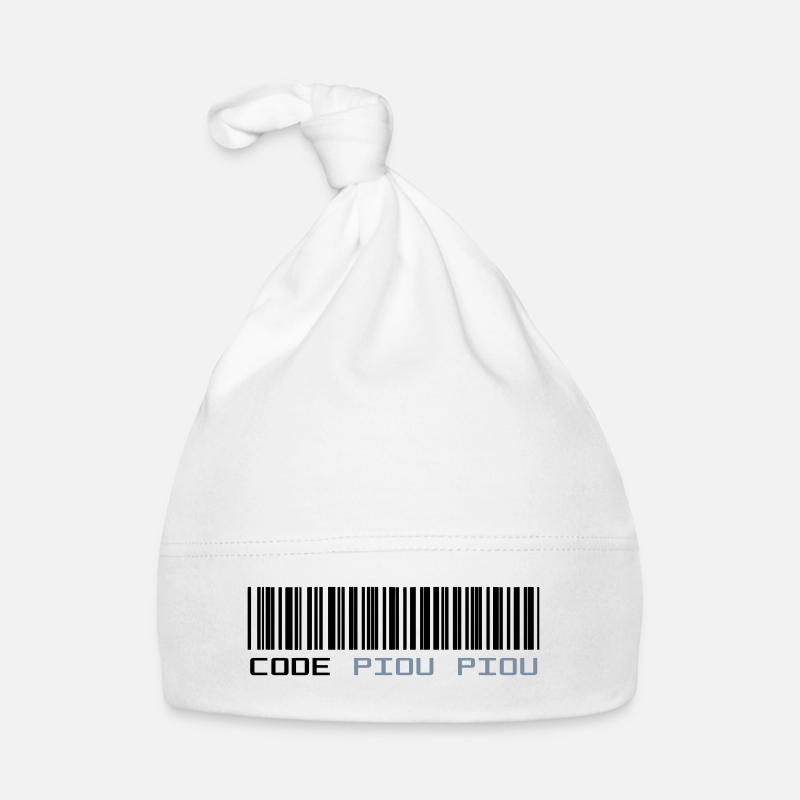 PIOU PIOU CODE - Baby Bio-Mütze - Weiß