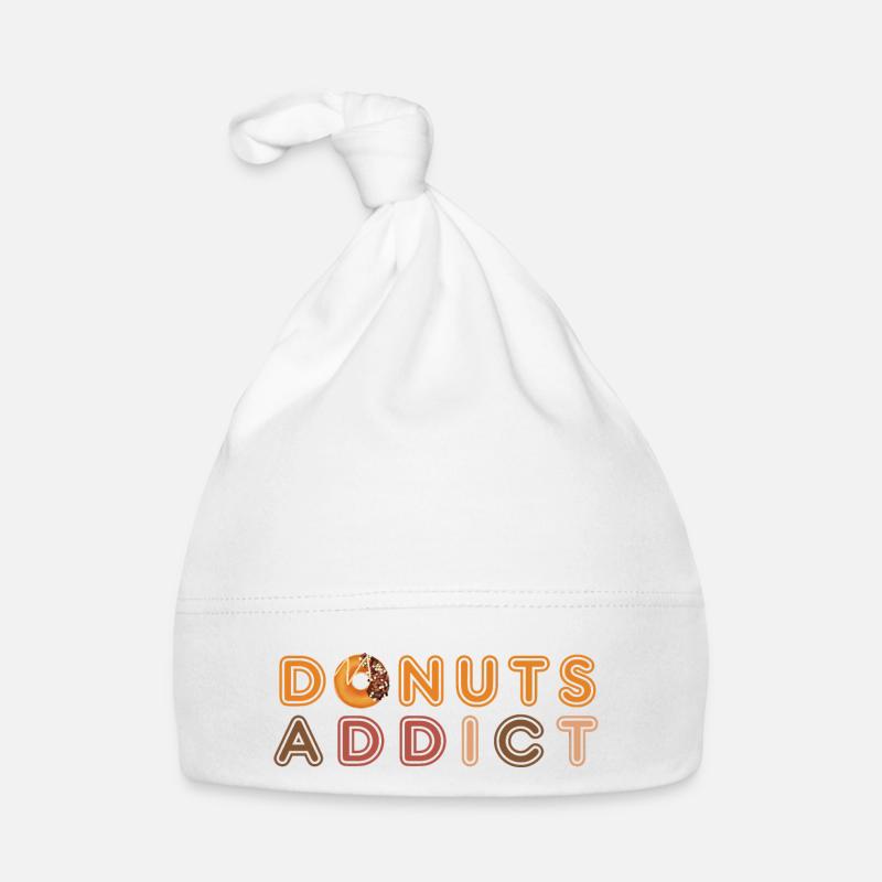 Donuts addict choco beads Bonnet bio Bébé