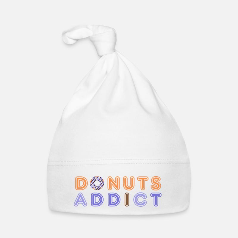 Donuts addict purple choco Bonnet bio Bébé