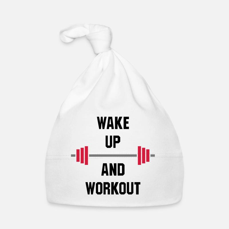 ★ Design colors can be changed ★ Wake up and workout Organic Baby Cap