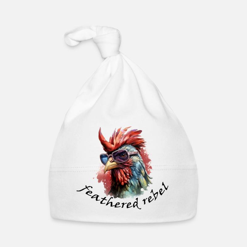 feathered rebel Baby Bio-Mütze