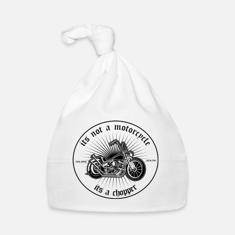 Its not a motorcycle its a chopper - chopper Organic Baby Cap