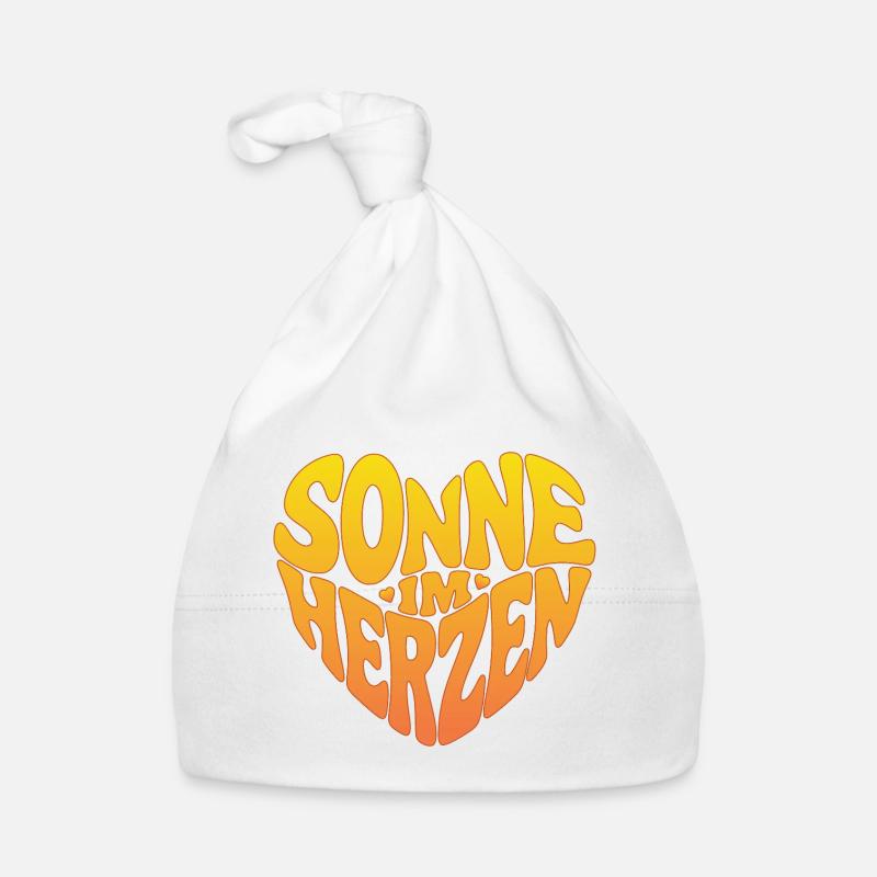 Sonne im Herzen Baby Bio-Mütze