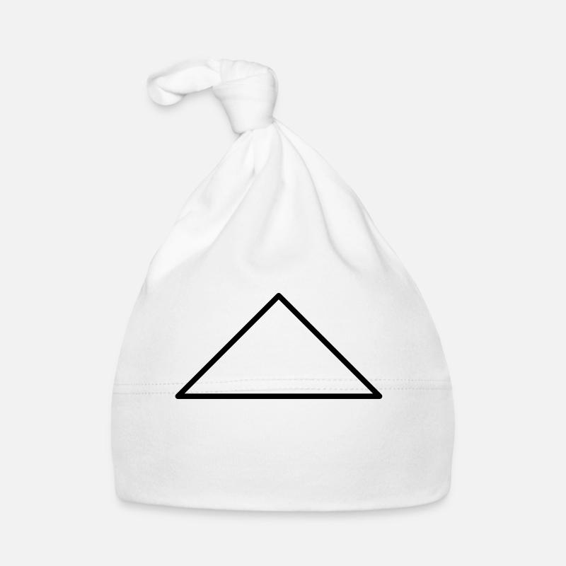 Symboles mathématiques - triangle équilatéral Bonnet bio Bébé