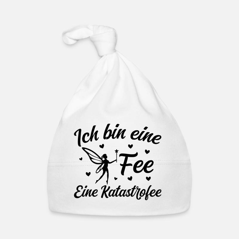 Ich bin eine Fee eine Katastrofee Baby Bio-Mütze