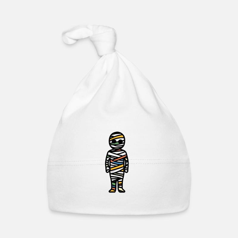 Mumie Halloween Comic Baby Bio-Mütze